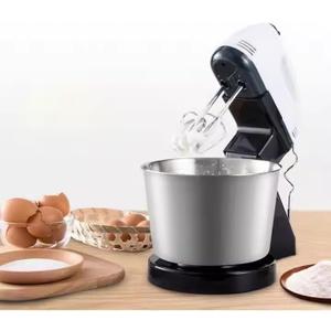 Tabletop stainless steel bucket whisk electric household dynamic egg mixer whipping cream baking cake and dough machine (Desktop egg beater)