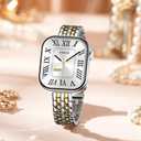 MioHHR Slim Metal Bands Compatible with Apple Watch Bands for Women 38mm 40mm 41mm 42mm (Series 11 10), Stainless Steel Strap Bands for iWatch Series 11 10 9 8 7 6 5 4 3 2 1 SE3/2/1, Silver/Gold