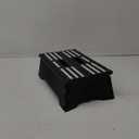 5 Inch Folding Step Stool - Portable Step Stool for Adults - Stepping Stool for Car, Kitchen & Bathroom with Handle, Black