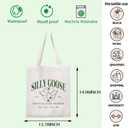 FOTAP Silly Goose Merch Silly Goose Inspire Tote Bag Silly Goose Gift Goose Lover Gift Kawaii Goose Handbag Animal Gift