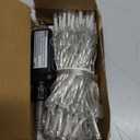 JMEXSUSS 100 LED String Lights Indoor Bedroom, 8 Modes Warm White Christmas Lights Plug in, 33ft Connectable Room Fairy Twinkle Light Outdoor for Mirror Room Home Garden Xmas Tree