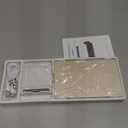 Samsers Foldable Bluetooth Keyboard with Touchpad - Portable Wireless Keyboard with Holder, Rechargeable Full Size Ultra Slim Pocket Folding Keyboards for Android Windows iOS Tablet & Laptop - Gold (BT x1)