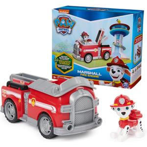 Paw Patrol, Marshalls Firetruck, Toy Truck with Collectible Action Figure, Sustainably Minded Kids Toys for Boys & Girls Ages 3 and Up