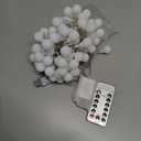 Brightown Christmas String Lights, 43 FT 100 LED Christmas Lights, 8 Modes Timer, Plug in Fairy Light, Waterproof Connectable for Indoor Outdoor Wedding Party Xmas Decor