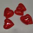 CMSSHUAI 10 Pack Valentines Hearts Containers Plastic Hearts Shaped for Candy Fillable Bulk Valentines Day Party Favors Container for Treat Gift Exchange Classroom Party Supplies