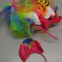 HJTT Candy Lollipop Costume for Kids Rainbow Tulle Princess Tutu Dress for Girls Halloween Birthday Party Clothes (Candy A,56 Years)