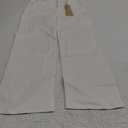 Sidefeel Women's Wide Leg Jeans Casual High Waisted Straight Zimbaplatinum Denim Pants with Pockets M