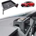 HGWEI Center Console Dash Organizer Compatible with 2022-2026 Honda Civic Accessories, Dashboard Storage Tray Sunglasses Holder for Both 7-inch and 9-inch Screen