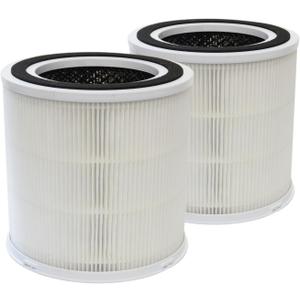 PUREBURG Replacement True HEPA Filters Compatible with DAYETTE AP301& JOWSET AP301 AP302 AP303(KJ4-2S/ KJ3-2S) & Airrobo AR400 Air Purifiers, H13 4-Stage Filtration Activated carbon 2-IN-1, 2-Pack