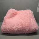 KCHOWUA Pink Fluffy Area Rug for Girls' Bedroom, 5'x8' Machine Washable Plush Pastel Shag Rug, Large Soft Furry Carpet for Living Room, Nursery, Kids' Room, or Dorm Dcor