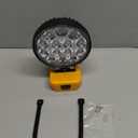 Willpower Cordless LED Work Light for Dewalt 18V/20V Battery, 4'' 42W LED Floodlight for Outdoor and Job Site Camping Garage Lighting, Low Voltage Protection, USB & Type-C Charging Port (No Battery)