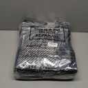 Sanwuta 12 Pack Canvas Tote Bag Bulk Initial Black Canvas Tote Bags with 28 Tissues Sublimation Tote Bag Large Present Bag Reusable Gift Bag for Women Wedding Birthday Beach Holiday