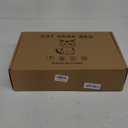 Cat Desk Bed - Machine Washable Reversible Cats Hammock for Large and Kitten - 360 Rotating & Height Adjustable - Supports Up to 45lbs - Indoor Cat Nest Furniture for Office & Game Tables - Black