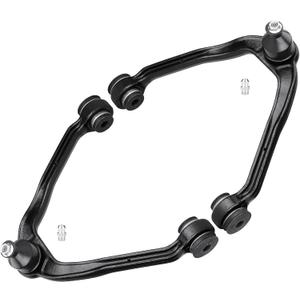 Front Upper Control Arms w/Ball Joint for Escalade 02-06, Chevy Silverado 99-06, Suburban 1500 Tahoe Avalanche Express GMC Sierra Savana Yukon Suspension Kit K80826 15864153 (2pcs)