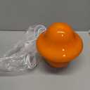 Mushroom Lamp Orange Glass Mushroom Table Lamp for Bedrooms, Living Room, Aesthetic Lamps for Bedroom, Cute Bedside Lamp