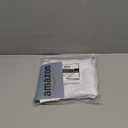 Home Queen White Waffle Bathroom Window Curtains, Water Repellent Rod Pocket Kitchen Drapes for Small Window, 2 Panels, 24 W X 24 L Inch Each