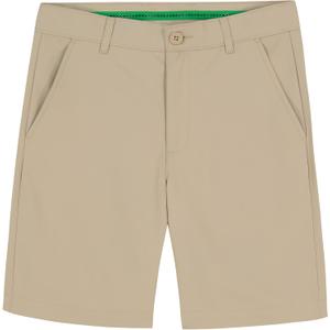 Izod Boys' Performance Golf Swingflex Stretch Straight Fit Short (8, White Pepper)