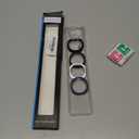 Tensea Multipack for Samsung Galaxy Watch 8 Screen Protector Case 40mm Accessories, Hard PC Bumper/HD Anti-Fog Tempered Glass Protective Film, Face Cover Set, Galaxy Watch 8 Case for Women Men (Clear/Black/Black/Silver/Blue(black screen))