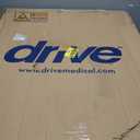 Drive Medical Blue Streak Lightweight Wheelchair - Portable Folding Mobility Aid - Swing-Away Footrests - Desk Arms - Durable Steel Frame - Easy Transport & Storage - 18-Inch Seat