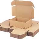 PHAREGE 9x6x3 inch Shipping Boxes Bulk 25 Pack Brown, Tab Lock Tuck Top Mailer Boxes for Packaging Small Business, Small Cardboard Gift Boxes for Wrapping Mailing Present