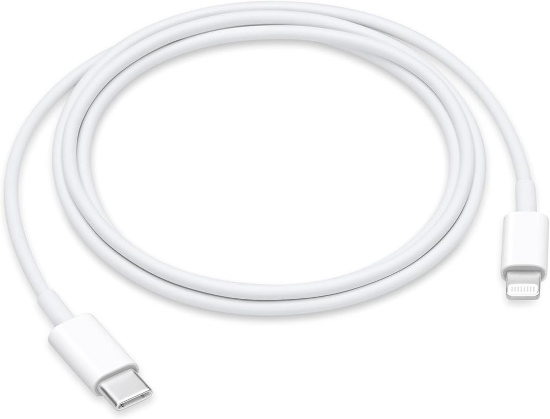 Apple USB-C to Lightning Cable (1 m): Fast and Convenient Charging, Lightning to USB-C or Thunderbolt 3 Apple USB-C to Lightning Cable (1 m): Fast and Convenient Charging, Lightning to USB-C or Thunderbolt 3