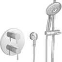 American Standard 1660730.002 Round Handheld Shower Head Slide Bar 30 inch, Polished Chrome