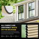 Top Down Bottom Up Cordless Cellular Shades, 38 5/8" W × 64" H, Beige