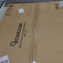 Board2by Cork Board Bulletin Board 30 x 42, Oak Framed 4x3 Corkboard, Office Board for Wall Decor, Large Wall Mounted Notice Pin Board with 15 Push Pins for School, Home & Office