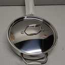 Tramontina Signature Tri-Ply Clad Stainless Steel 3-Quart Saute Pan with Lid, Induction-Ready Cooking Pan, Dishwasher-Safe, NSF-Certified, Made in Brazil