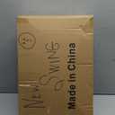 Y- STOP Hammock Chair Hanging Rope Swing Chair, Max 500 Lbs, 2 Seat Cushions Included, Removable Steel Spreader Bar with Anti-Slip Rings, Hardware kit-for Indoor Outdoor(Dark Grey) pcs