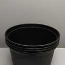 Nursery Pot 1 Gallon 1 Gal 2 Gal 3 Gal 5 Gal 7 Gal 10 Gal 15 Gal Nursery Container Injection Molded Pot Fit for Plants Soil Growers or Hydroponics (5,15 Gallon)