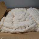 Chunky Knit Blanket Throw 40"x60", Chenille Throw Blankets, Handmade Warm & Cozy Blanket Couch Bed Home Decor, Soft Breathable Fleece Banket, Christmas for Couch Bed Sofa Best Gift (Tan)