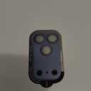 TORRAS for iPhone 17 Pro Max Camera Lens Protector, [Metal Frame] with Military Grade 9H+ Tempered Glass, Full Coverage, Anti-Scratch, 12 FT Shatterproof, Case Friendly, One-Piece, Deep Blue, 1 Pack