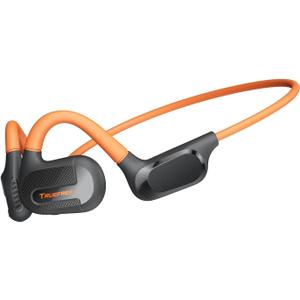 truefree F2 Open Ear Headphones Bluetooth 5.3 Air Conduction Wireless Headphones Sport Earbuds with 16.2mm Enhanced Bass,Dual Mic for Clear Calls,15H Playtime,Multipoint Connection,App Control (Black)