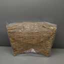 36in Large Christmas Tree Collar - Woven Hyacinth Tree Collars for Artificial Trees - Rattan Rustic Farmhouse Basket for Tree Base Cover with Cord Cut-Out for 7.5ft 9ft 10ft Tree (Natural)