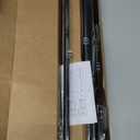 5/8” Diameter Curtain Rods 3045 Inch, for 3039 Inch Windows, Adjustable Splicing Black Curtain Rods for Windows with Brackets, Window Rod Long Small Curtains Rod, 2 Pack