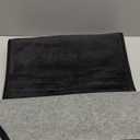 Black Bath Mat Runner Long Narrow Bathroom Rug Memory Foam Microfiber Bathroom Carpet Non Slip Soft Absorbent Washable Bathrug,16" x 47"