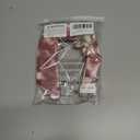 Velvet Headbands for Women Trendy Light Brown Floral Print Wide Top Knotted Headband for Womens Fashion Thick Boho Vintage Hair Accessories for Girls (1 Count (Pack of 1))