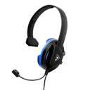 Turtle Beach Recon Chat PlayStation Headset PS5, PS4, Xbox Series X, Xbox Series S, Xbox One, Mobile & PC with 3.5mm Glasses Friendly, High-Sensitivity Mic, Black/Blue
