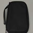 FYY Electronic Organizer, Travel Cable Organizer Bag Pouch Electronic Accessories Carry Case Portable Waterproof Double Layers Storage Bag for Cable, Cord, Charger, Phone, Earphone, Medium, Black