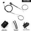 Left Right Power Sliding Door Cable Kit - Compatible for Honda Odyssey 2011-2020 - Replace Part 72546-TK8-A01 - Set of 2