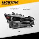 Right Headlight Assembly Compatible with CX-5 2022-2024 W/Bulb w/o AFS Projector Headlamp Passenger Side5078673000 KPF151040