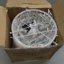 Christmas String Lights Outdoors,4 Pack 7.98" Sphere Ball Tree Garden Globe Lights for Home, Party, Christmas, Porch Patio,Wedding, Garden,Tree Decoration with Memory Function Plug (Cool White)