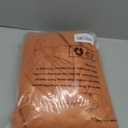 LAMIT 95 Inches Long Linen Curtains for Living Room, Back Tab and Rod Pocket Semi Sheer Curtains Light Filtering Farmhouse Drapes for Bedroom/Dining Room, Burnt Orange, Set of 2, 52 x 95 Inch