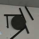 Toilet Paper Holder Stand, Bathroom Toilet Paper Roll Holder Stand with Reserve, Standing Toilet Paper Holder with Storage (Black)