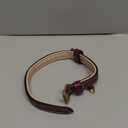 Genuine Leather Dog Collar | Full Grain, Heavy Duty, Comfortable, Padded, Strong | Best for Pups, Small Breeds (Small (Fit Neck Size 11.5"-14.5"), Dark Pink)