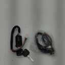 2pcs 4 Wire Ignition Key Switch for Chinese Quad ATV 50cc 70cc 90cc 110cc 125cc TaoTao Pit Dirt Bike Scooter 4 Wheeler Pocket Bikes Coolster Coleman Baja Hawk Sunl Apollo Z20 DB-007 Parts