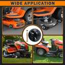 4 Pack Mower Deck Wheels, Dazakoot Deck Wheels Fit 42" 46'' 48'' 50" 52'' and 54" Decks Replace for Husqvarna 532174873 589527301 for Cub Cadet 753-04856A for MTD 133957 174873 734-03058, etc