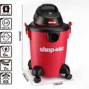 Shop-Vac 6 Gallon 3.0 Peak HP Wet Dry Vacuum, 3 in 1 Function Heavy-Duty Shop Vacuum with Filters, Attachments, Ideal for Home, Jobsite, Garage, Car & Workshop. 5971636