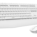 seenda Wireless Bluetooth Keyboard and Mouse Combo, COE200 Ergonomic Wireless Keyboard Mouse with Wrist Rest, Multi-Device Connection, Full-Size, Compatible for Computer/Laptop/Mac/MacBook, White